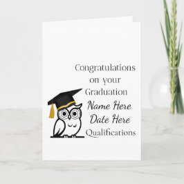 Cartão Presente de Graduação Personalizado para Ela – Nom