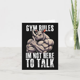Cartão Presente De Gym Para Homens Treinando Malhação De 