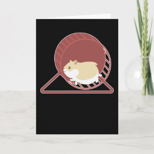 Cartão Presente de Hamster com Design Divertido Roedor Ha