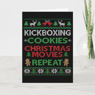 Cartão Presente de Instrutor de Kickboxing Kickboxer Nata