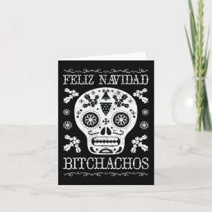 Cartão Presente de Meme de Caveira de Natal Engraçado Bit