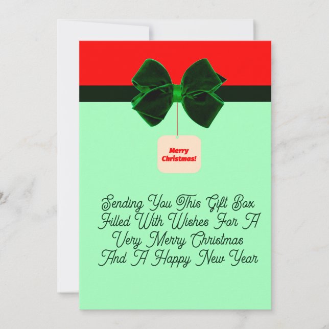 Cartão Presente de Natal (Frente)