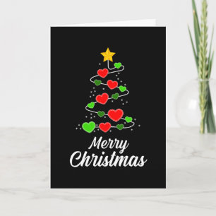 Cartão Presente de Natal do Papai Noel Geek Amor Divertid