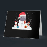 Cartão Presente de Natal do Papai Noel Hipopótamo Engraça<br><div class="desc">Presente de Natal do Papai Noel Hipopótamo Engraçado ! Oferecer presentes mais cedo ou mais tarde não importa,  o que importa é que você deu presentes com sinceridade !!</div>