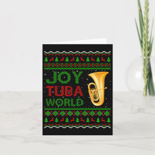 Cartão Presente de Natal para Amante de Música do Mundo J