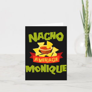 Cartão Presente de nome de aniversário engraçado Monique