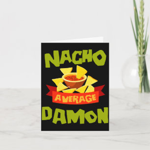 Cartão Presente de nome de aniversário engraçado Nacho av