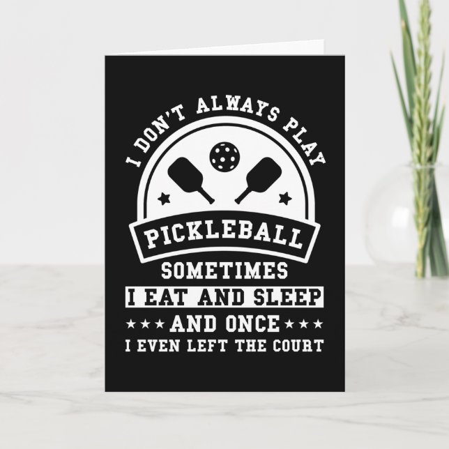 Cartão Presente de Pickleball (Frente)