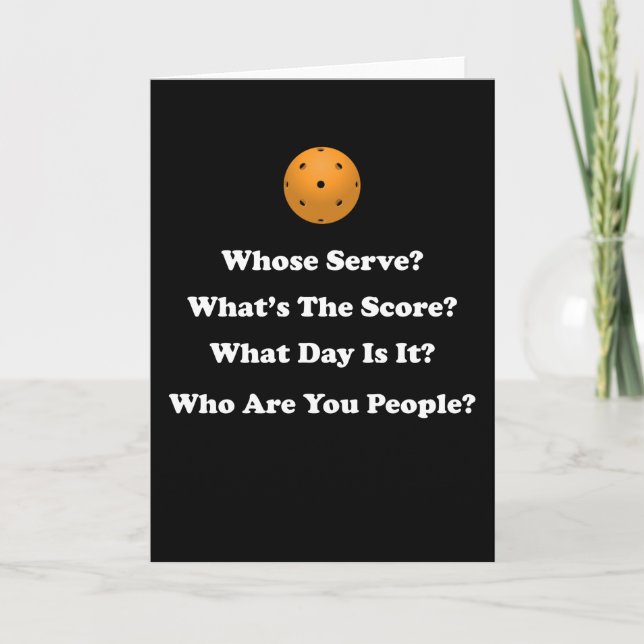 Cartão Presente de Pickleball (Frente)