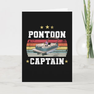 Cartão Presente de Pontooning para o Capitão Pontoon