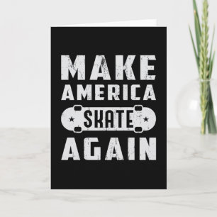 Cartão Presente de skate Skateboarder Skateboarding