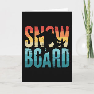 Cartão Presente de Snowboard para Snowboarder