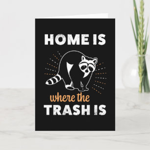 Cartão Presente de trash Panda Racoon Engraçado