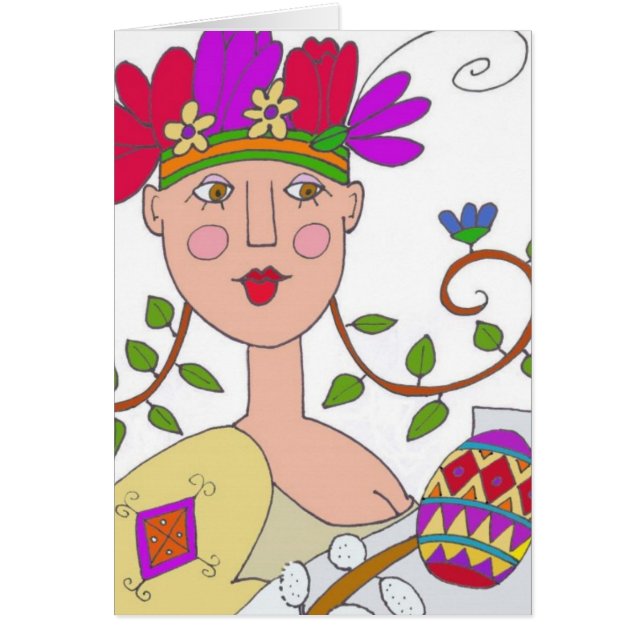 Cartão Presente de uma arte popular ucraniana nova do (Frente)