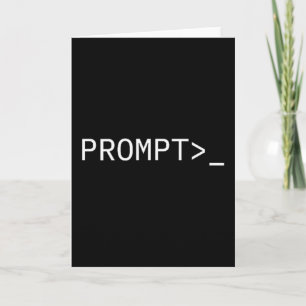 Cartão Presente do Codeificador de Prompt Para Engenheiro
