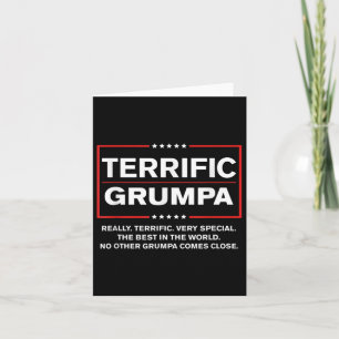 Cartão Presente do Dia dos Pais Grumpa Trump Para Grumpy 