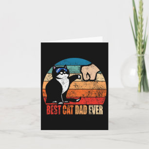 Cartão Presente do Dia dos Pais que Ama Gatos Masculino N