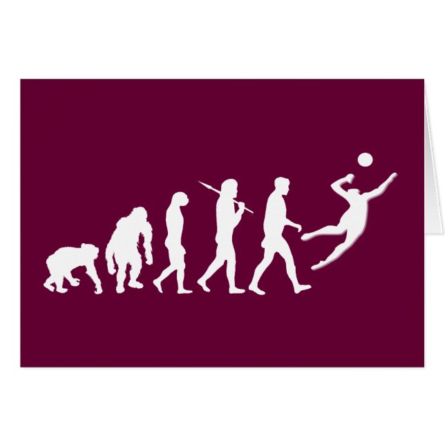 Cartão Presente do voleibol (Frente Horizontal)