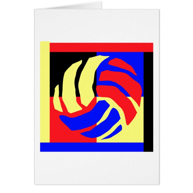 Cartão Presente do voleibol (Frente)