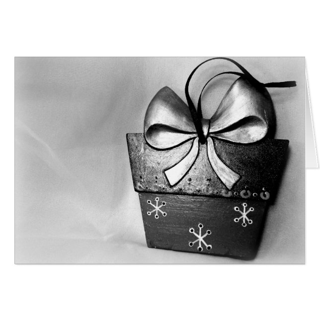 Cartão Presente dos flocos de neve (Frente Horizontal)