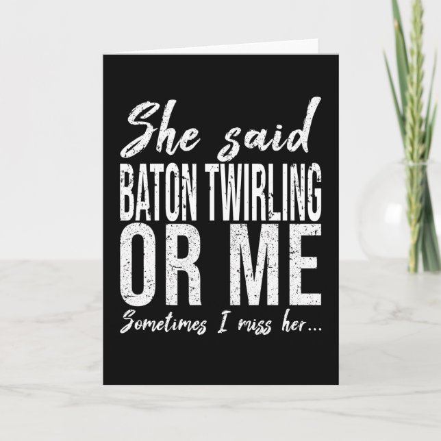 Cartão Presente engraçado de esportes de manipulação de b (Frente)