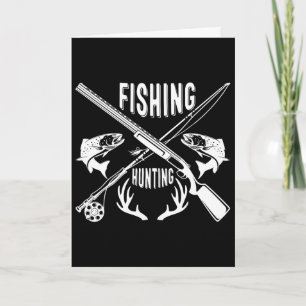 Cartão Presente Engraçado do Dia dos Pais de Pesca e Caça