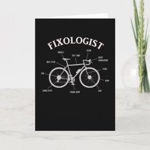 Cartão Presente engraçado do técnico de Bicicleta do Ve
