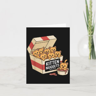 Cartão Presente engraçado para dona de gato Kitten Nugget