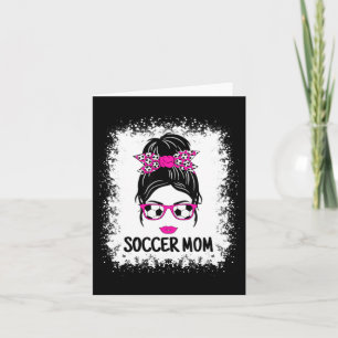 Cartão Presente engraçado para mães de futebol feminino n