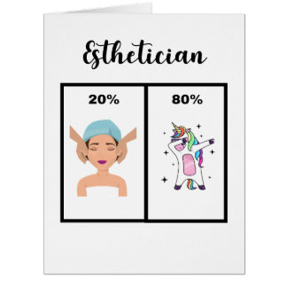 Cartão Presente esteticista para Skincare Pros