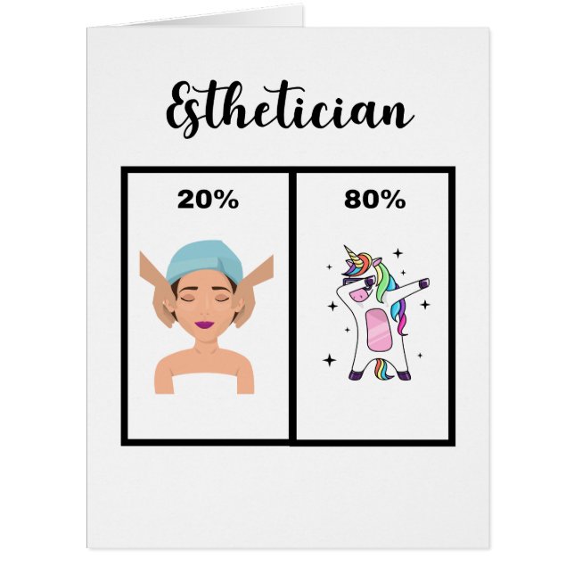 Cartão Presente esteticista para Skincare Pros (Frente)