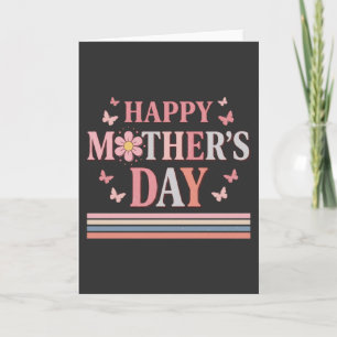 Cartão Presente Fofo e Feliz Dia das Mães para a Mamãe, R