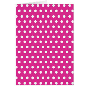 Cartão Presente fúcsia e branco do rosa quente de
