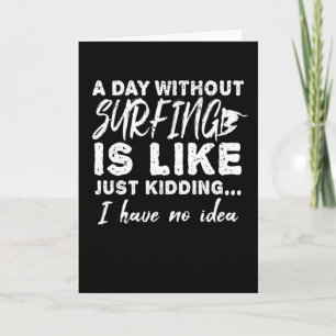 Cartão Presente Ideia do Presente Surfboard Surfboard Sur
