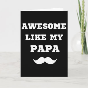 Cartão Presente Incrível Como Meu Papai Para Homens Dia D