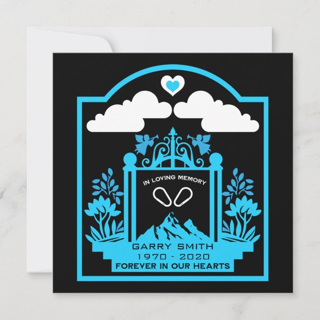 Cartão Presente Memorial de Montanhista (Frente)