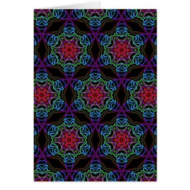 Cartão Presente muito original, teste padrão claro do (Frente)