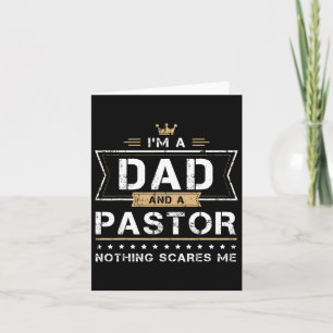 Cartão Presente Nada Me Assusta Papai & Pastor