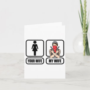 Cartão Presente Para a Esposa - Tatuagem da Minha Esposa 