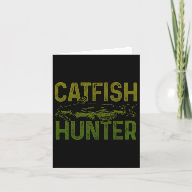 Cartão Presente para a pesca de peixes-caçadores (Frente)