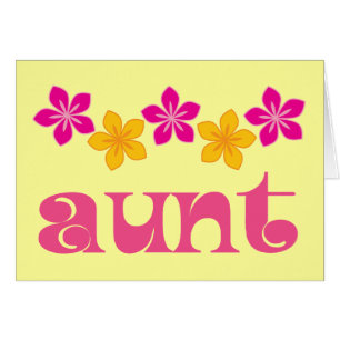 Cartão Presente para a tia