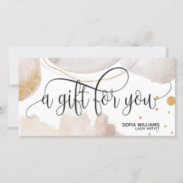 Cartão Presente para Certificado de abstrato Moder