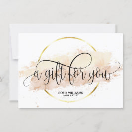 Cartão Presente para Certificado de abstrato Moder