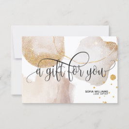 Cartão Presente para Certificado de abstrato Moder