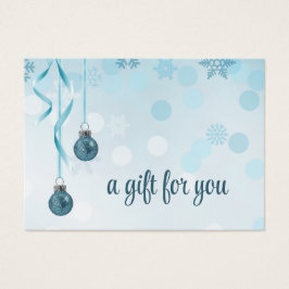 Cartão-presente para Enfeites de natal brilhantes 