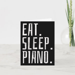 Cartão Presente Vintage Pianista Instrumento Música Piano