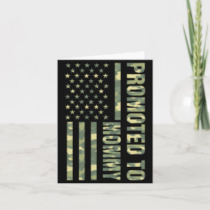 Cartão Presentes Camuflados da Bandeira Americana para Ho