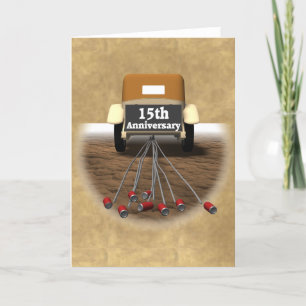 Cartão Presentes de 15º Aniversário de Casamento