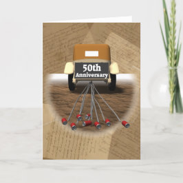 Cartão Presentes de 50º Aniversário de Casamento