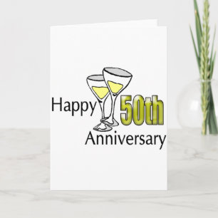 Cartão Presentes de 50º Aniversário de Casamento